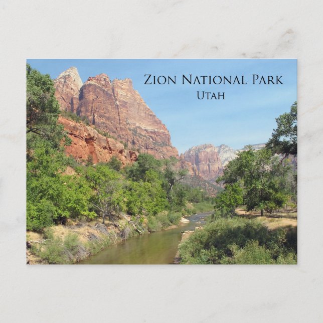 Zion National Park, Utah Postcard (Front)