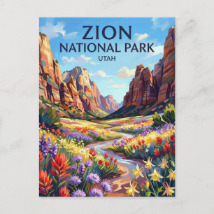 Zion National Park Utah Postcard