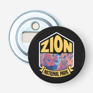 Zion National Park Utah Retro Bottle Opener