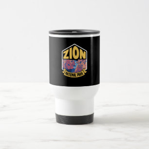 Zion National Park Utah Retro Travel Mug