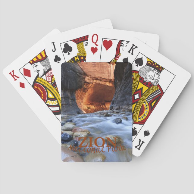 Zion National Park, Utah, The Narrows, Playing Cards (Back)