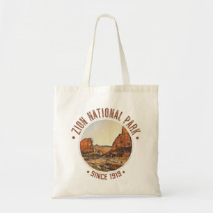 Zion National Park Utah USA Outdoors Distressed Tote Bag