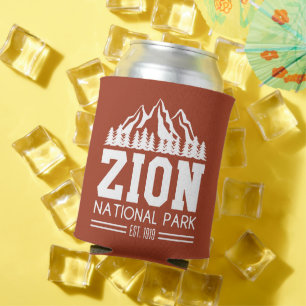 Zion National Park Utah USA Outdoors Hiking Can Cooler