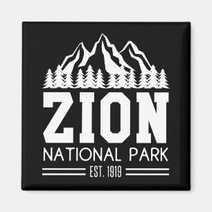 Zion National Park Utah USA Outdoors Hiking Magnet