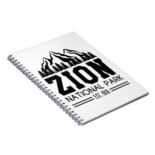 Zion National Park Utah USA Outdoors Hiking Notebook