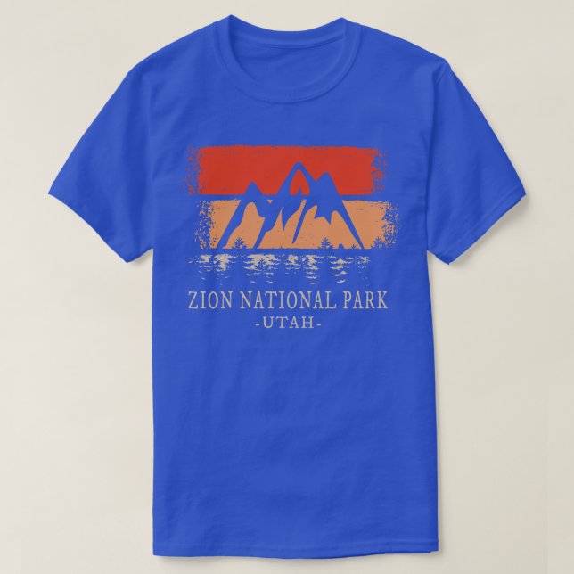Zion National Park Vintage T-Shirt (Design Front)