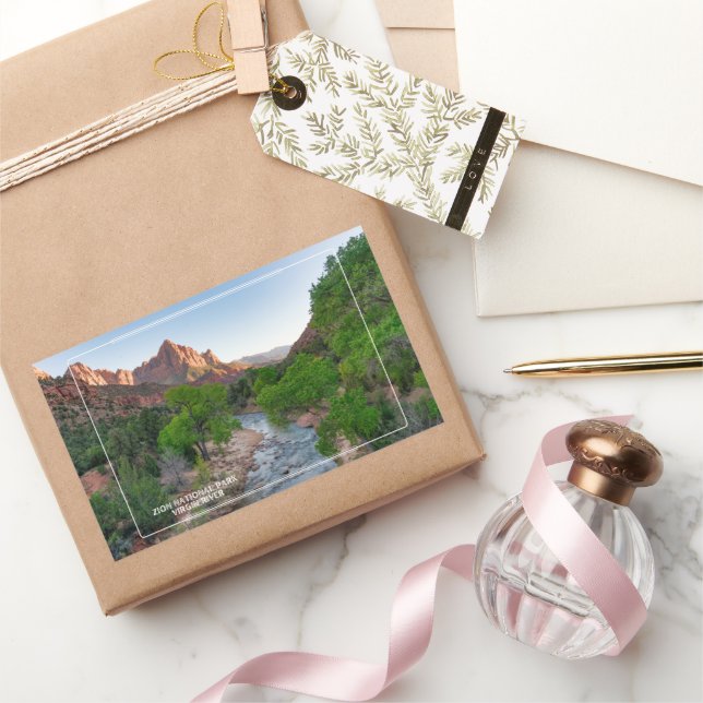Zion National Park Virgin River Sticker (Gifting)