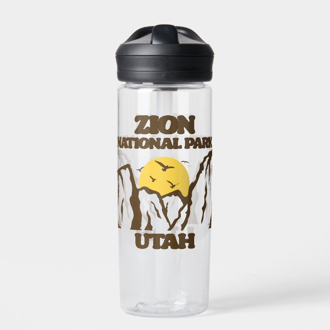 Zion National Park Water Bottle (Front)