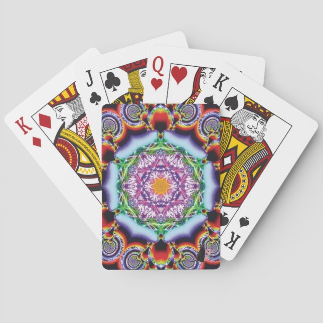 Zionesque Kaleidoscope Playing Cards (Back)