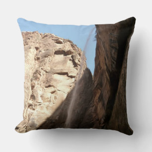 Zion's Weeping Rock at Zion National Park Throw Pillow