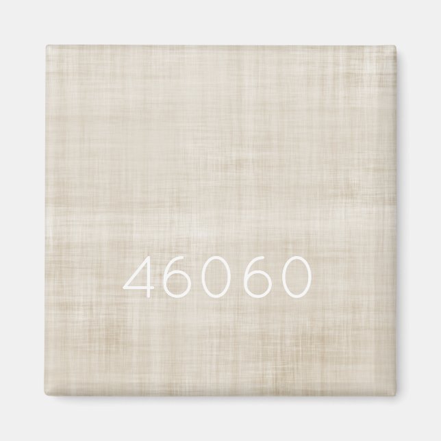 Zip Code New Home Moving Office Neutral Realtor Magnet (Front)