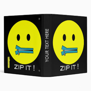 'zip it FACE BINDER