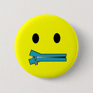 'zip it FACE PIN