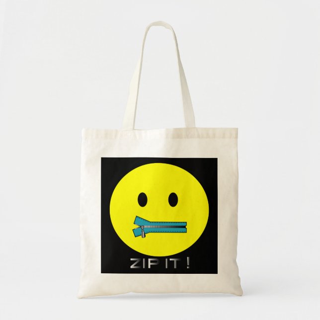 'zip it FACE TOTE BAG (Front)