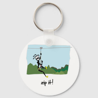 "Zip It!" Keychain