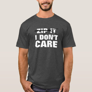 ZIP IT  Men's Basic Dark T-Shirt
