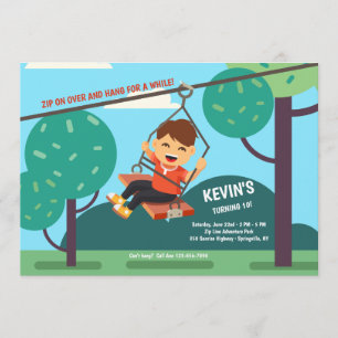 Zip Line Invitation