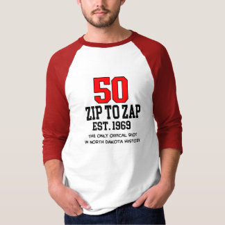 Zip to Zap 50th Anniversary Raglan T-Shirt