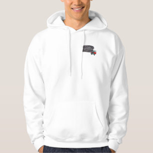 Zip up Fleece GnR badge hoodie