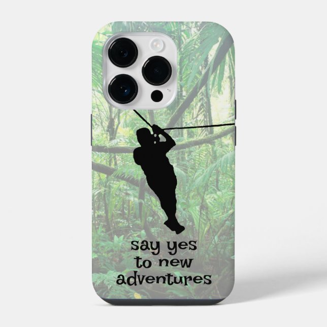 Zipline Adventure Design Smartphone Case (Back)