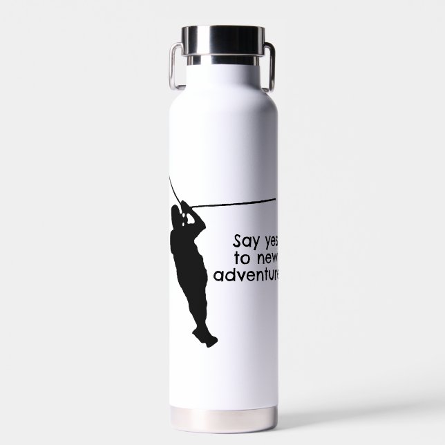 Zipline Adventures Copper Thor Water Bottle (Front)