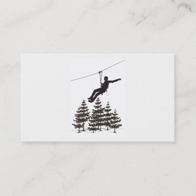 Zipline Business Cards Completely Customizable (Front)