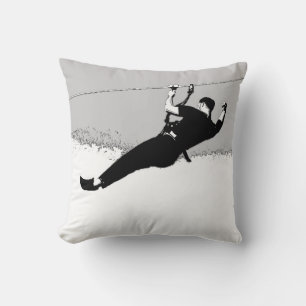 Zipliner Pro - Ziplining Run Throw Pillow