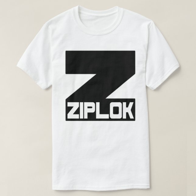 Ziplok - Black Logo T-Shirt (Design Front)