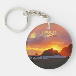 Zipolite au coucher du soleil / Mexique