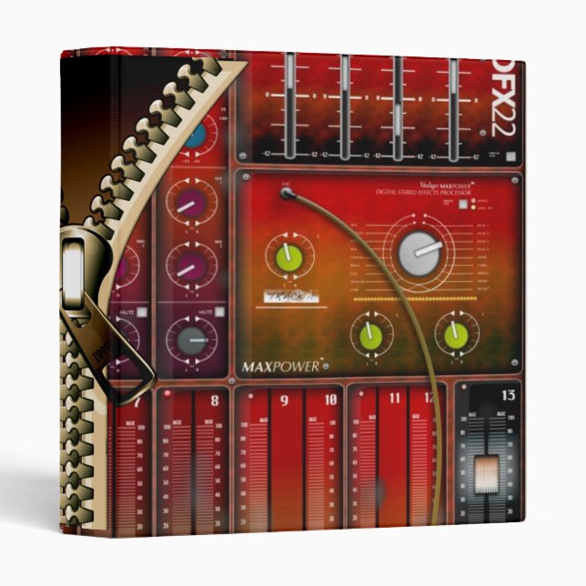 Zipper Binder (Front/Spine)