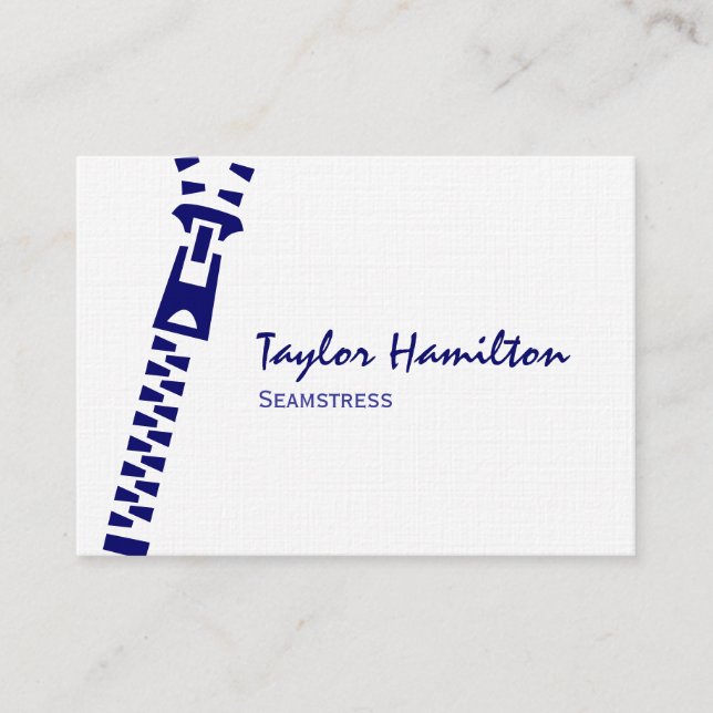 Zipper Business Card (Front)