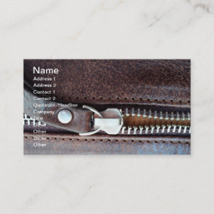 Zipper Business Card