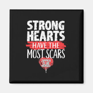 Zipper Club Member Open Heart Surgery Survivor  Magnet