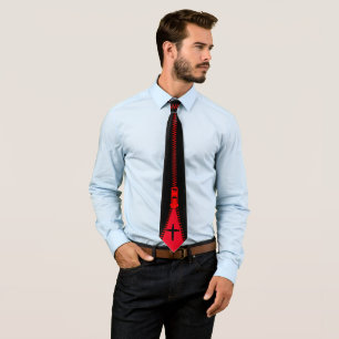 Zipper Cross Tie