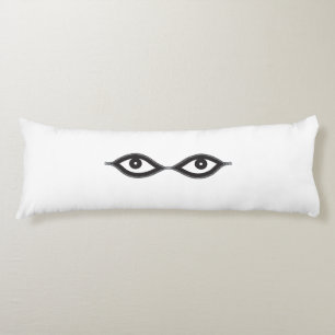 Zipper Eyes Body Pillow