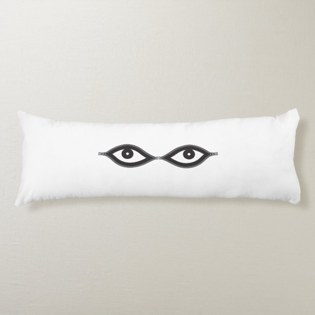 Zipper Eyes  Body Pillow (Front)