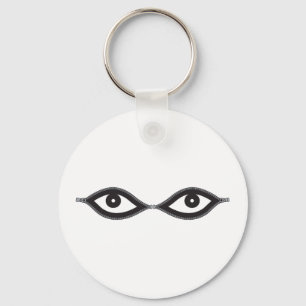 Zipper Eyes Keychain