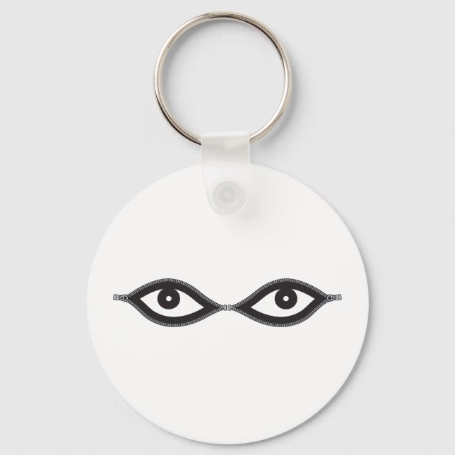 Zipper Eyes Keychain (Front)