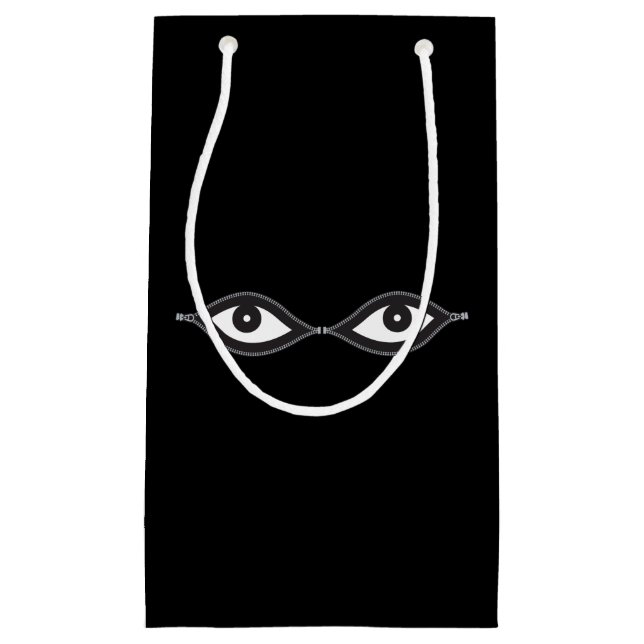 Zipper Eyes Small Gift Bag (Front)