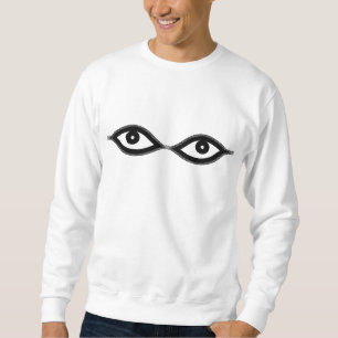 Zipper Eyes Sweatshirt