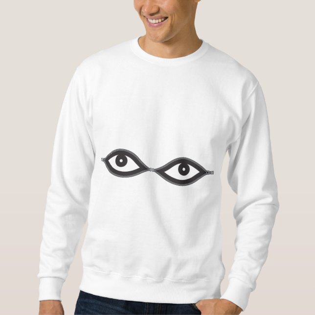 Zipper Eyes Sweatshirt (Front)