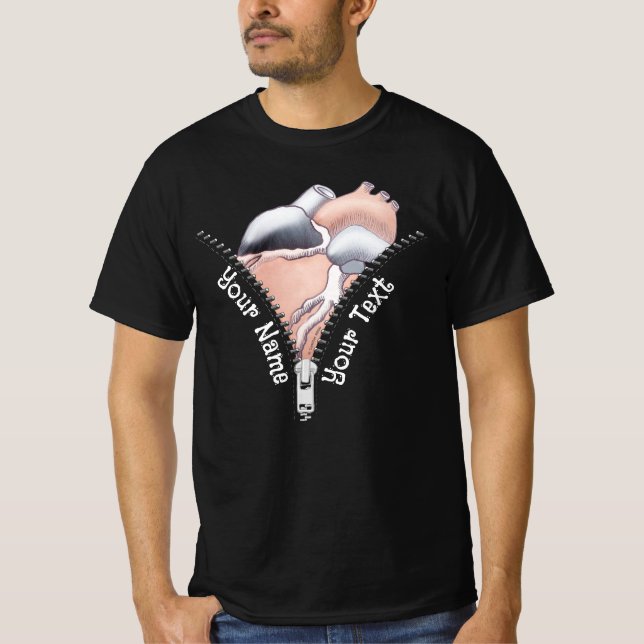 Zipper Heart T-Shirt (Front)