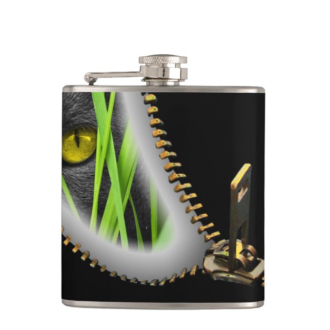 Zipper Hip Flask (Front)