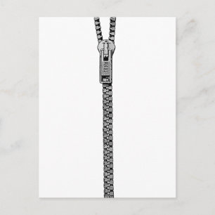 ZIPPER POSTCARD