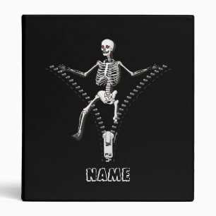 Zipper Skeleton binder