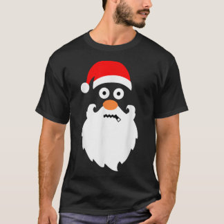 ZipperMouth Santa Claus Big Head Funny Christmas T-Shirt