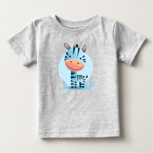 Zippity the Zebra – Cute Safari Baby Bodysuit