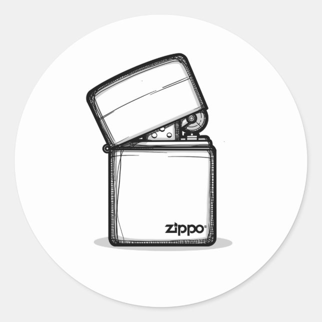 Zippo Classic Round Sticker (Front)