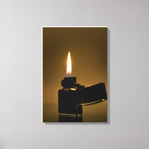 Zippo lighter. Fine art Canvas Print