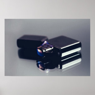 Zippo lighter. Fine art Poster
